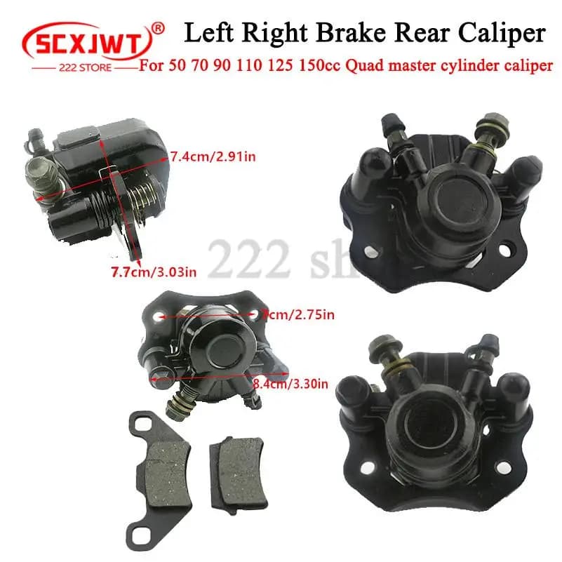 Front /Rear Hydraulic Disc Brake Caliper Clamp Lower Pump For 50cc 70cc 90cc 110cc 125cc 150cc ATV Go Kart Buggy Quad Bike