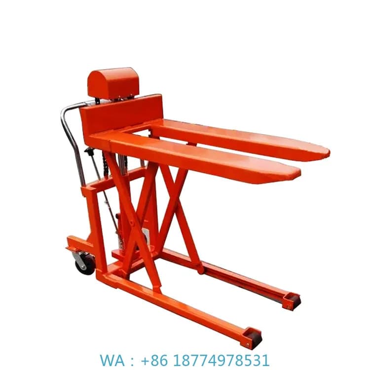 Officina per camion elevatore idraulico a forbice per carrello elevatore a forbice manuale per sollevatore per pallet
