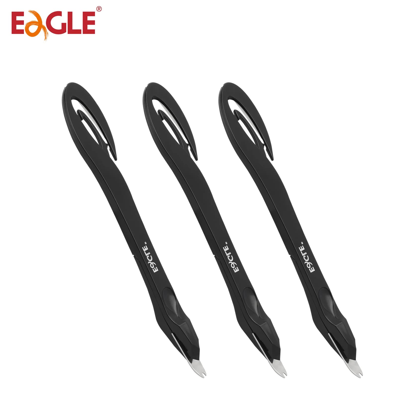 Tagliacarte per buste con tagliacarte Eagle, con dispositivo di rimozione graffette, apriscatole sicuro per buste da ufficio domestico