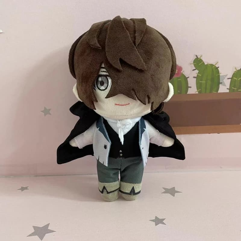 Anime Edgar Allan Poe bambola di peluche 20 cm Bungou Stray Dogs carino morbido cuscino imbottito giocattolo di compleanno