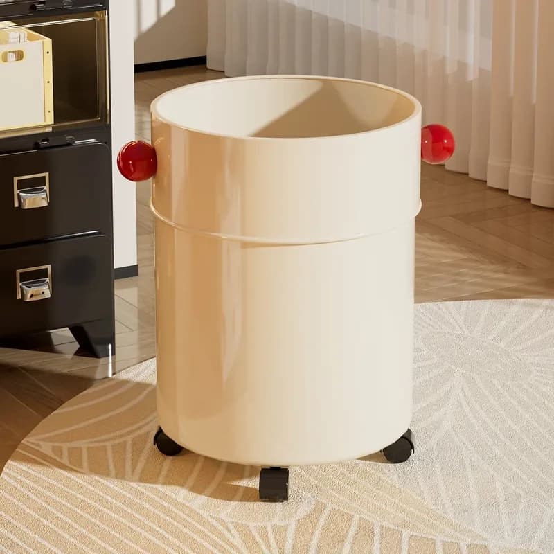 Large Capacity Waste Bin for Home Bathroom Bedroom Living Room Modern High Aesthetic Trash Can Paper Basket