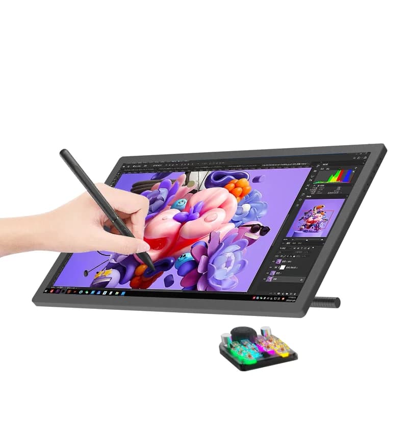 Tavoletta Grafica Portatile con Schermo da 15.6 e 21.5 Pollici per Disegno Artistico con Penna Digitale