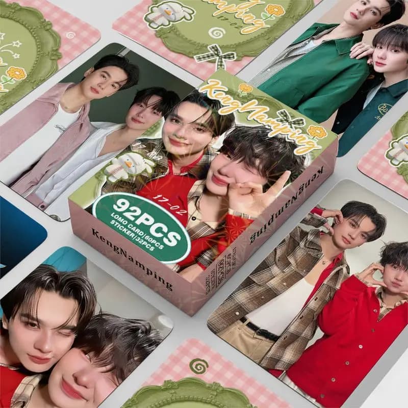92pcs KengNamping New Album Photo Card Photocards Stickers Kpop Merch Lomo Cards Set Fans Collection Cards Gift