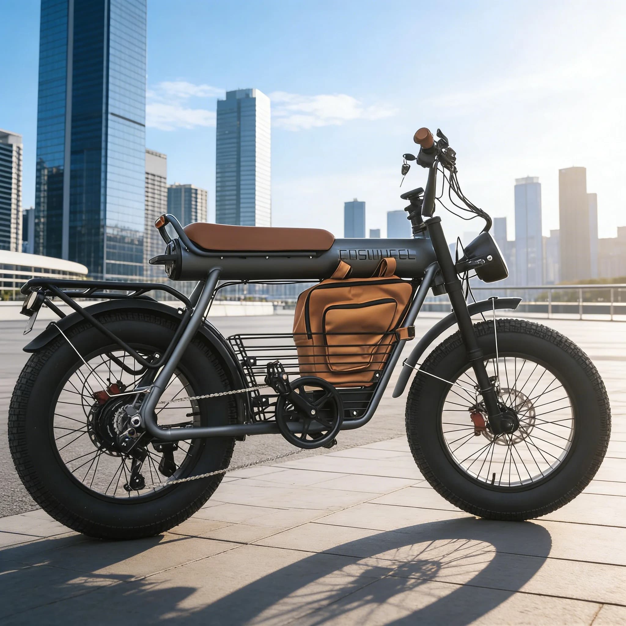 Electric Motorcycle 125cc for Sale, Cross Motorcycle Helmet, E-Bike 1500W with Full Suspension, Lithium Battery 60V 27.5AH