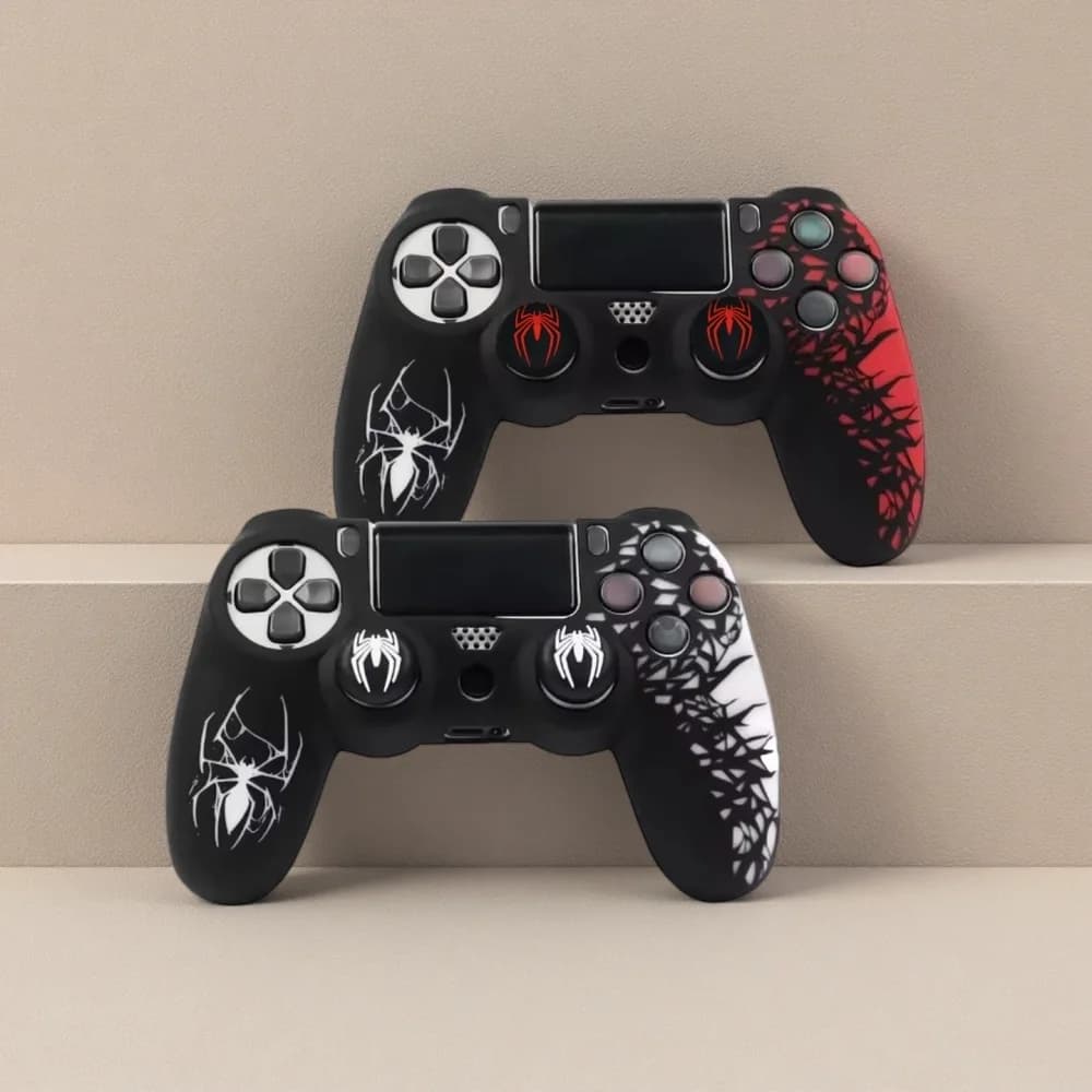 Cover in silicone morbido per controller PS5 360 ° Protezione completa, resistente al sudore, antigraffio, senza sbiadimento, con copri joystick