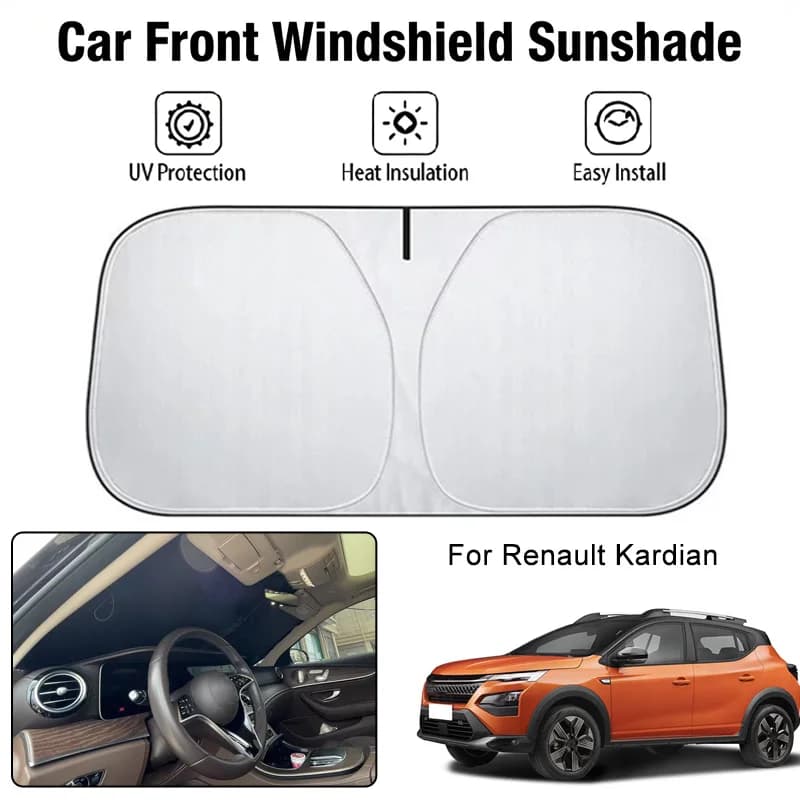Car Front Windshield Sunshade Cover For Renault Kardian UV Block Heat Insulation Auto Interior Sun Protection Accessories
