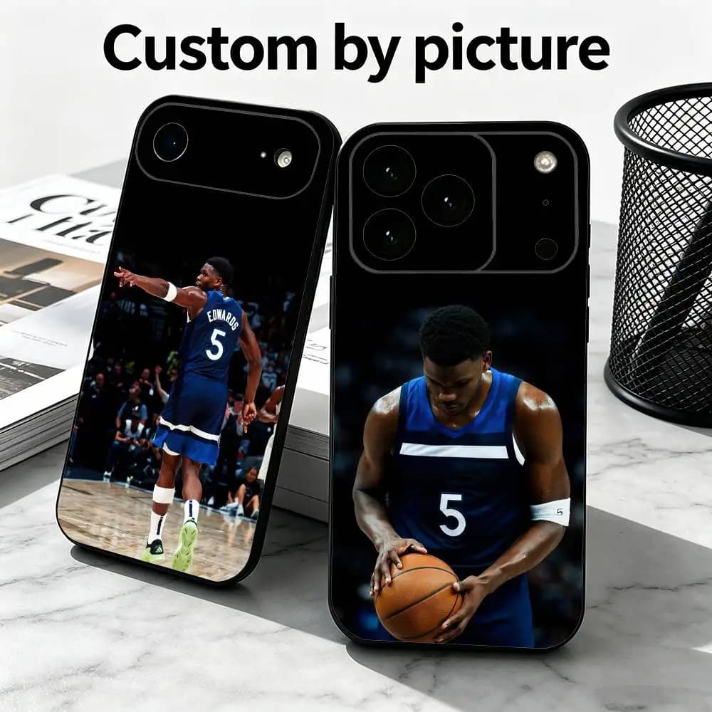 Basketball An-tman 5 Anthony E-Edward Phone Case For iPhone 17, 16,15,14,13,12,11 Plus,Pro Max, Others Soft Black Cover