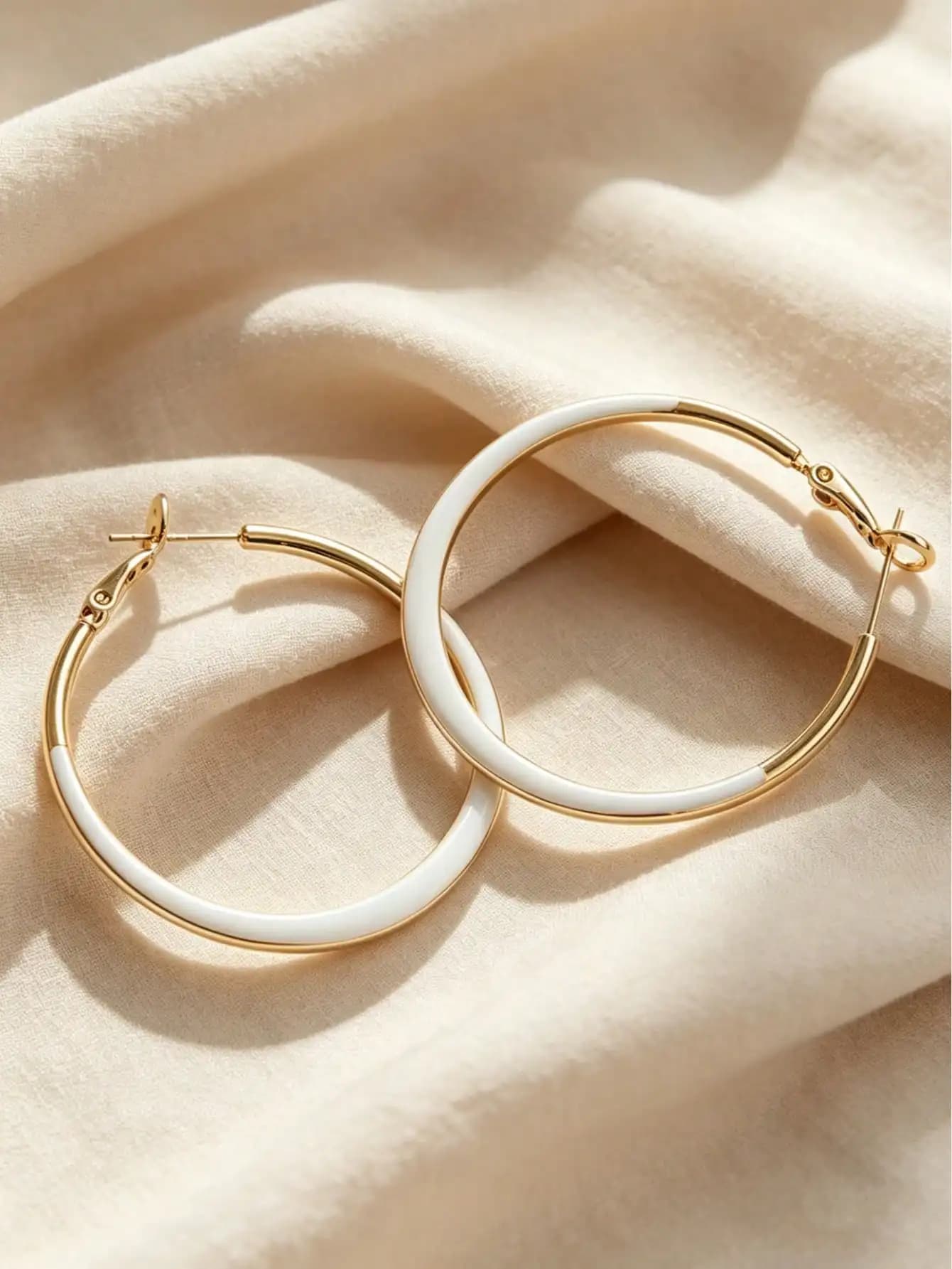 Orecchini pendenti in resina stile coreano Topshiny, orecchini a cerchio esagerati, gioielli eleganti dal design francese per donna, ideali per feste.