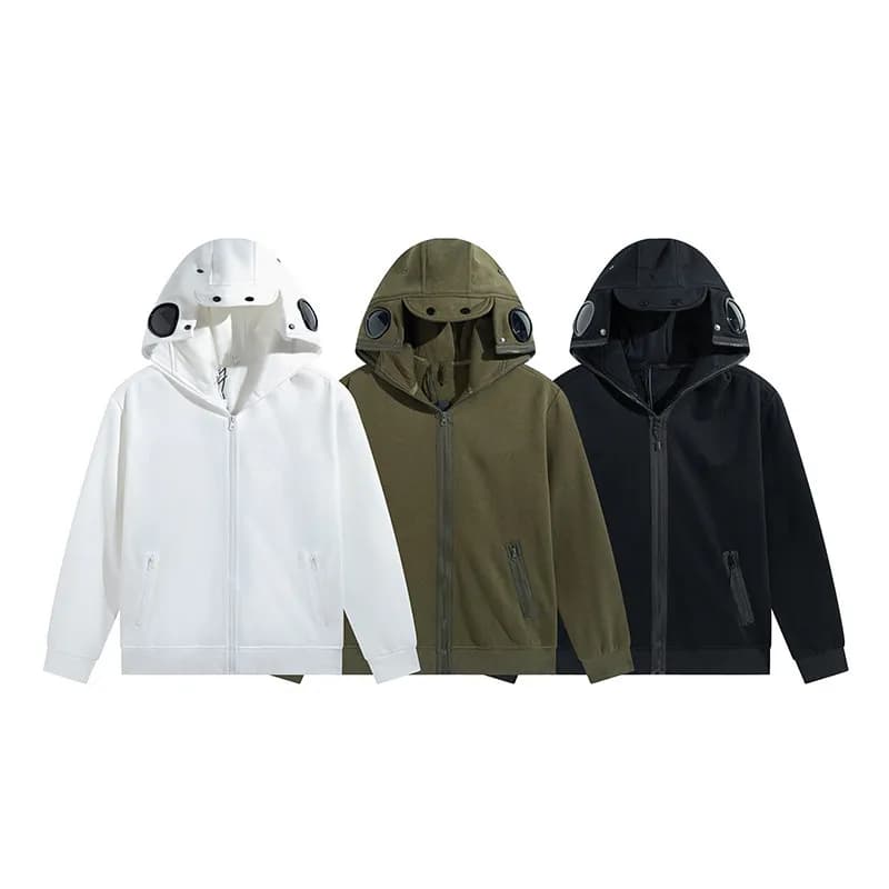 Autumn Winter Men's Clothing Pure Cotton Thick Round Lens Funny Couple's Sportswear Pullover Hooded Sweatshirt Hoodies