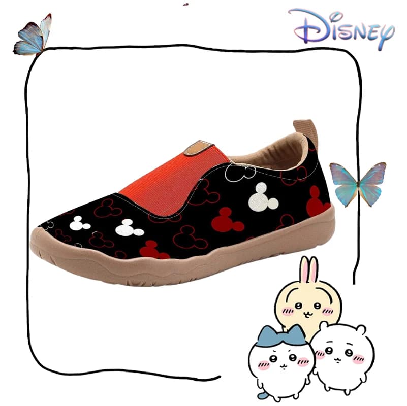 Shoes Slip-On Official Disney Mickey Mouse | Sneakers casual comode with iconic print