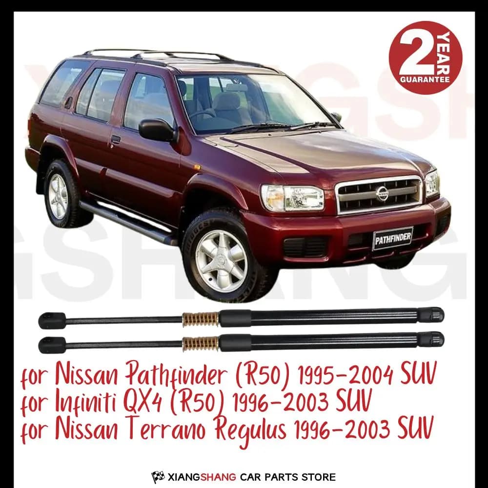 2 Pezzi Ammortizzatori a Gas per Apertura Automatica Posteriore con Molla per Nissan Pathfinder (R50) 1995-2004 SUV, Supporti a Gas per Bagagliaio