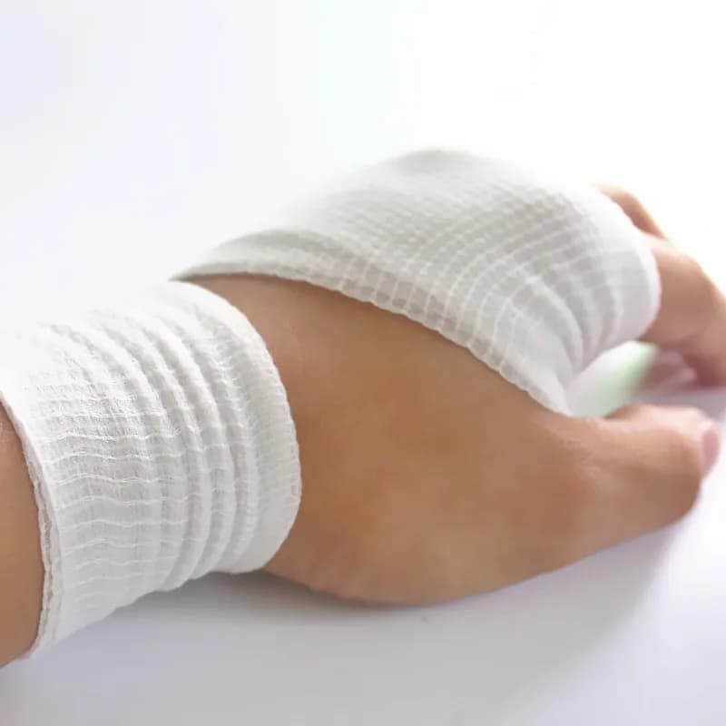 6pcs PBT benda elastica per Kit di pronto soccorso benda di garza rotolo medicazione per ferite benda di emergenza infermieristica medica 5cm/7.5cm * 4.5m