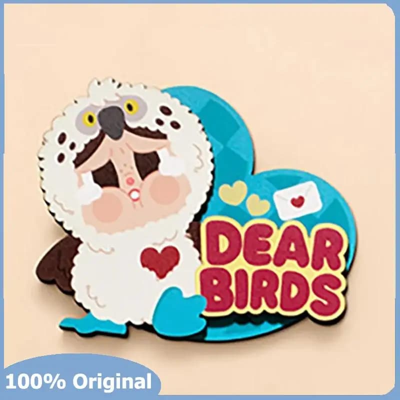 POP MART Serie Dear Birds Magneti da Frigo Blind Box Giocattoli Kawaii Anime Blind Box Action Figure Scatola a Sorpresa Mystery Box Bambola Regalo per Ragazze