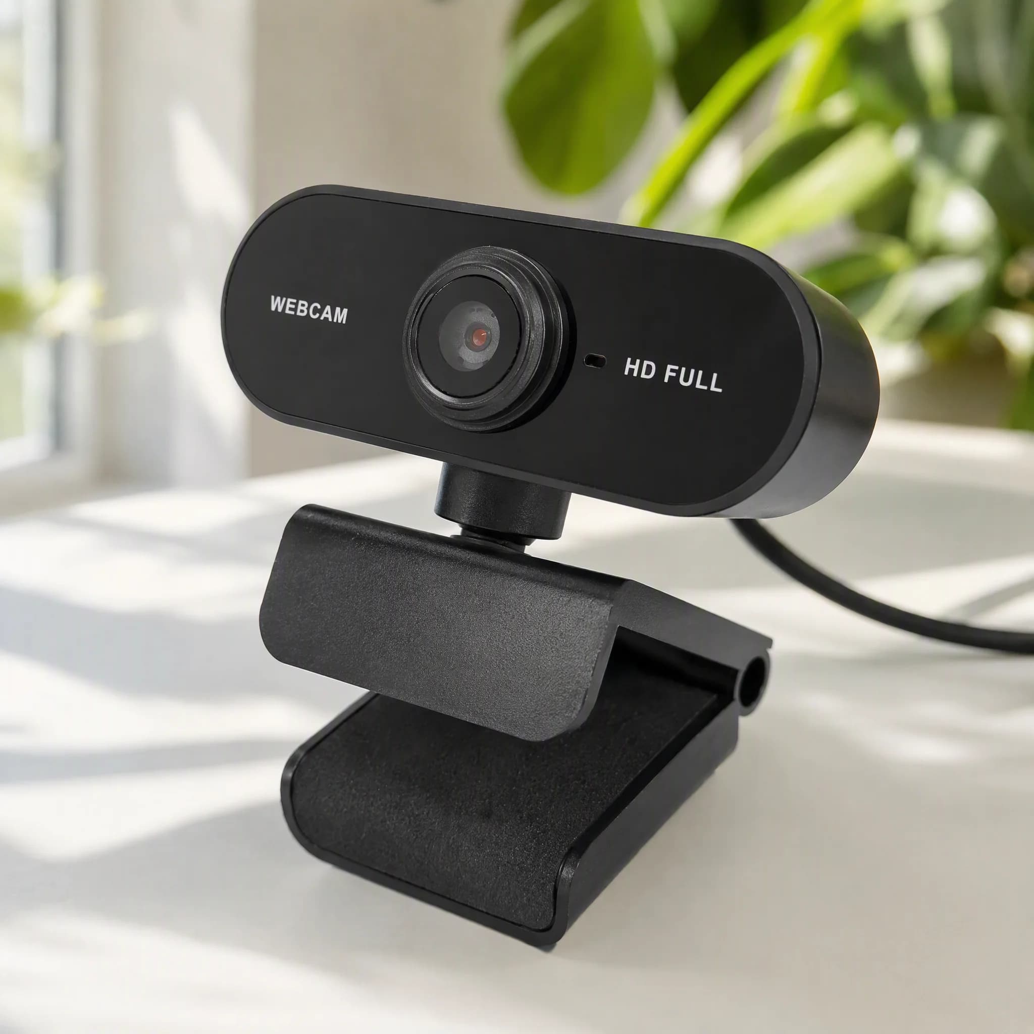 Webcam with Microphone, USB Camera for Computers, Zoom, Teams, Streaming, Plug and Play for PC, Mac