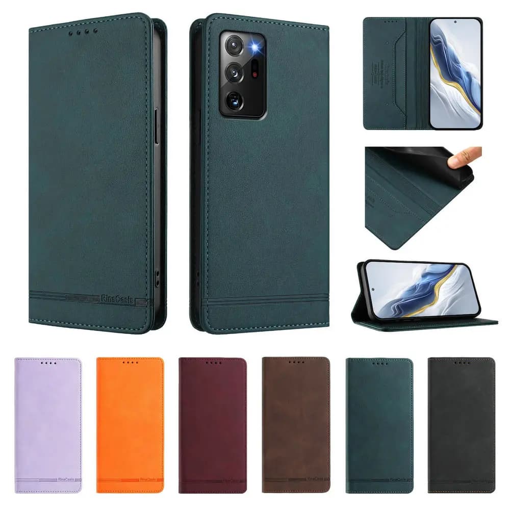 Per Samsung Nota 20 Ultra 5G RFID Portafoglio in pelle Fonda per Galaxy Note 10 Lite S10E S10 S9 S8 Plus S7 Edge S20 FE Magnet Cover