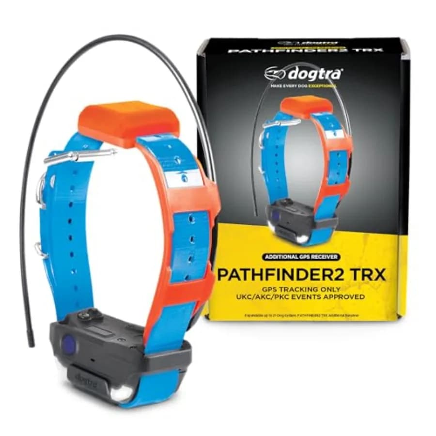 Localizzatore GPS per Cani da Esterno, Impermeabile in Plastica ABS, Azzurro, Ricaricabile con Luce LED, Compatibile con Smartwatch, Spedizione Gratuita