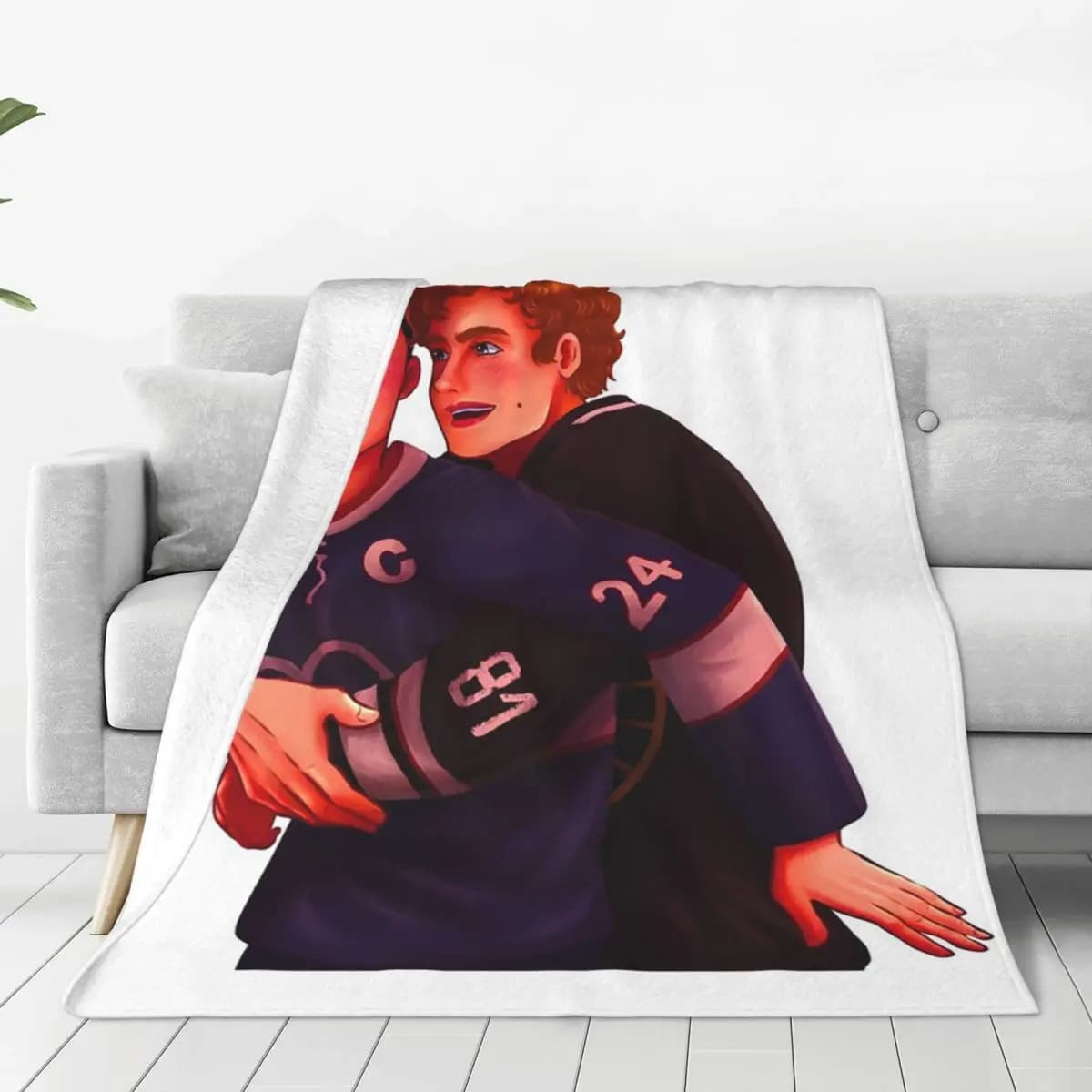 Heated Rivalry Blanket Soft Warm Flannel Throw Blanket Cover for Bed Living room Picnic Travel Home Sofa