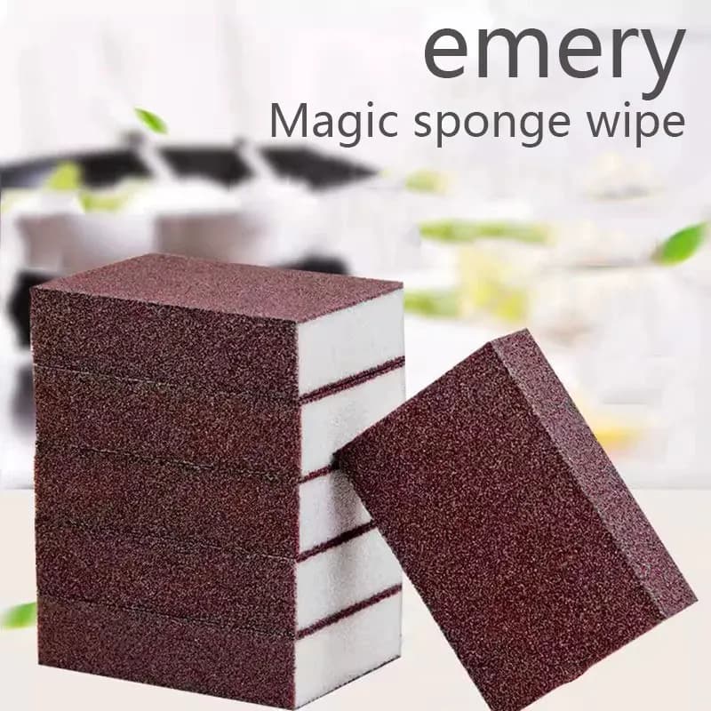 Diamond sand magic cleaner, sponge cleaner, kitchen cleaner, dishwasher cleaner, brush, pot bottom, black dirt, rust remover