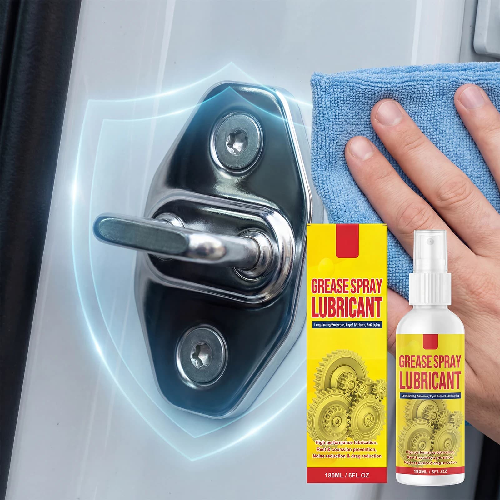Rust Remover Lubricant Spray Multi Purpose Anti Rust Lubrication Smooth Operation For Auto Parts Home Tools Cleaning Maintenance