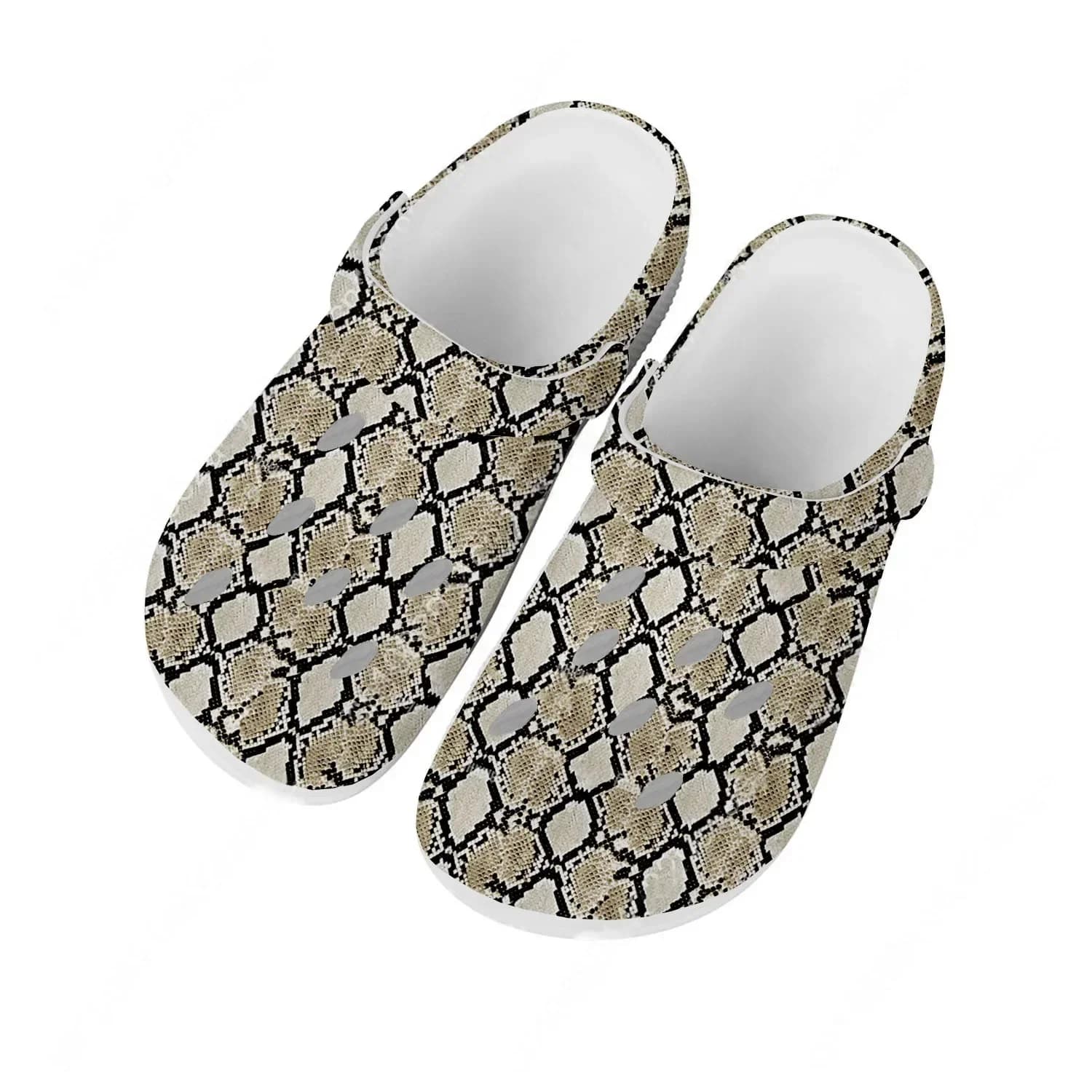 Snake PatternSandals Men Women Teenager Fashion Water Shoes High Quality Garden Breathable Comfort Beach Custom Slippers