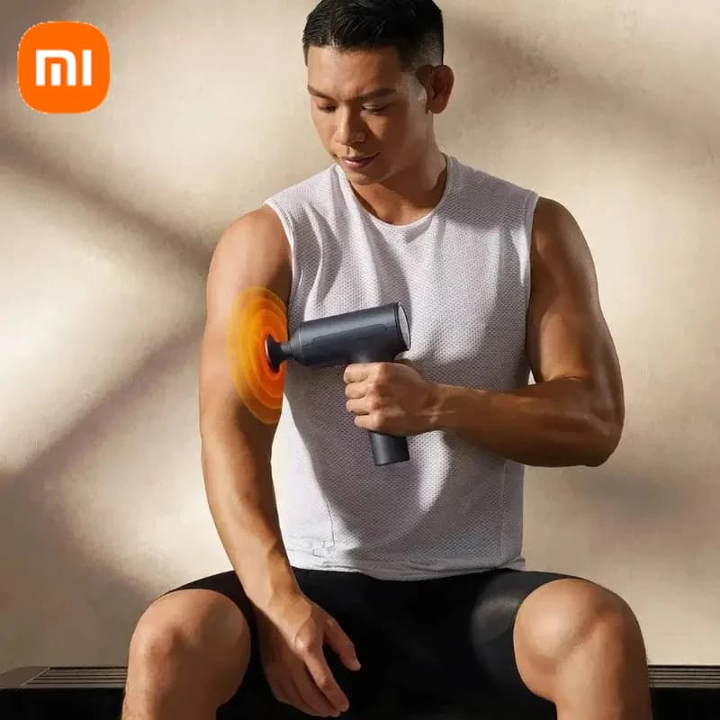 Xiaomi Mijia Hot Compress Fascia Gun H3 Dual Effect Of Power And Thermal Energy Fast Heating In 5 Seconds Impact Massage