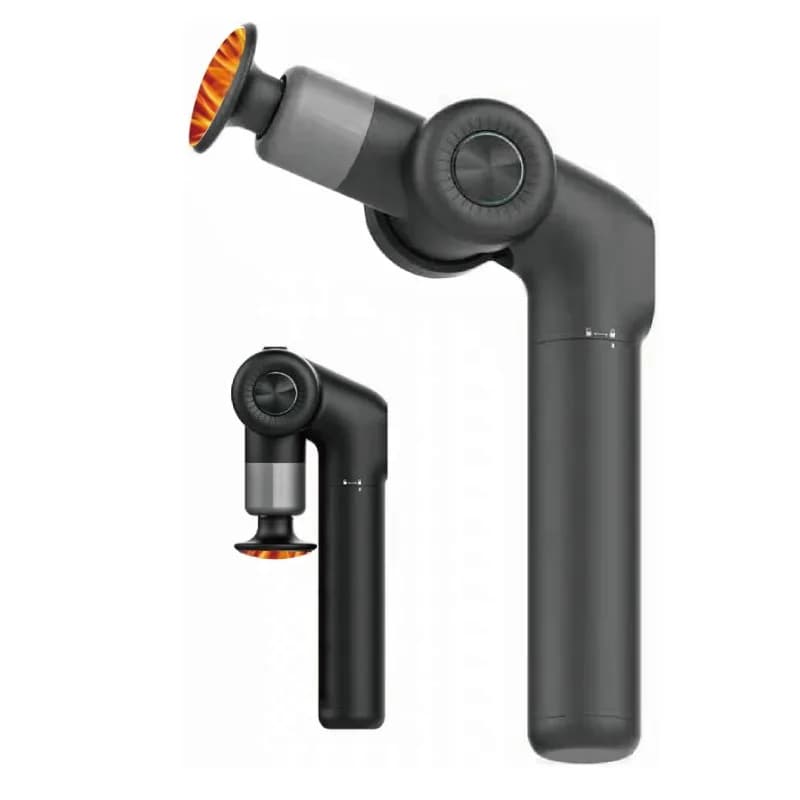 Heated massage gun, stretch handle, folding massage arm, no charge, silent design, high power