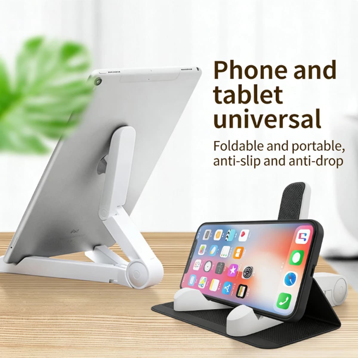 Supporto pieghevole multifunzionale da tavolo, supporto creativo portatile, supporto di raffreddamento per telefoni cellulari, laptop e tablet, supporto treppiede universale per guardare spettacoli