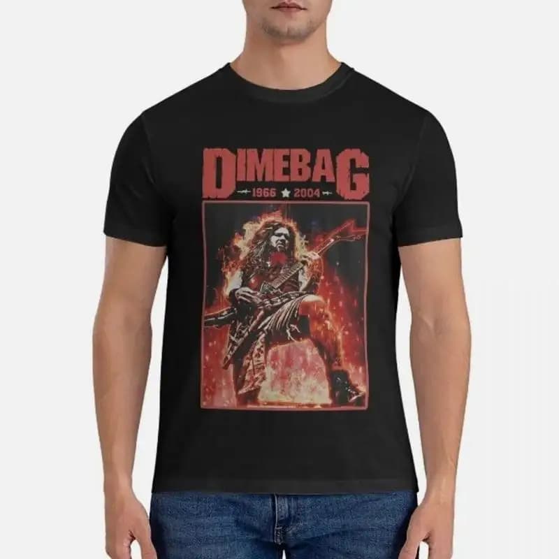 Dimebag Darrell Guitarrista 1966 2004 The fan music shirt of good memories