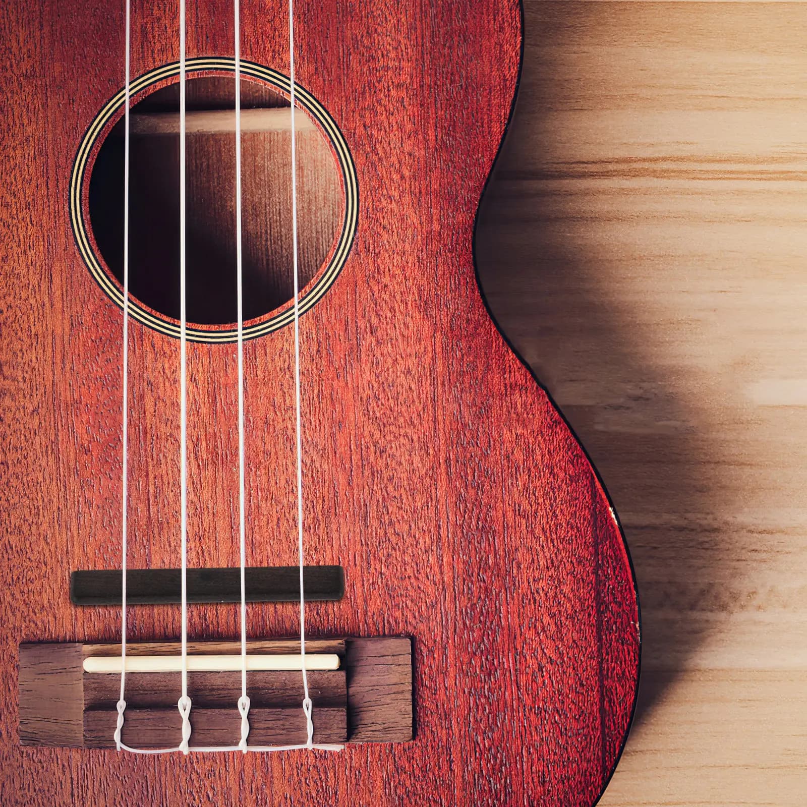 Sella per Ponte di Ukulele in Legno Premium: Riduce l'Attrito, Prolunga la Durata delle Corde, Design Ergonomico per Pratica, Performance e Registrazione
