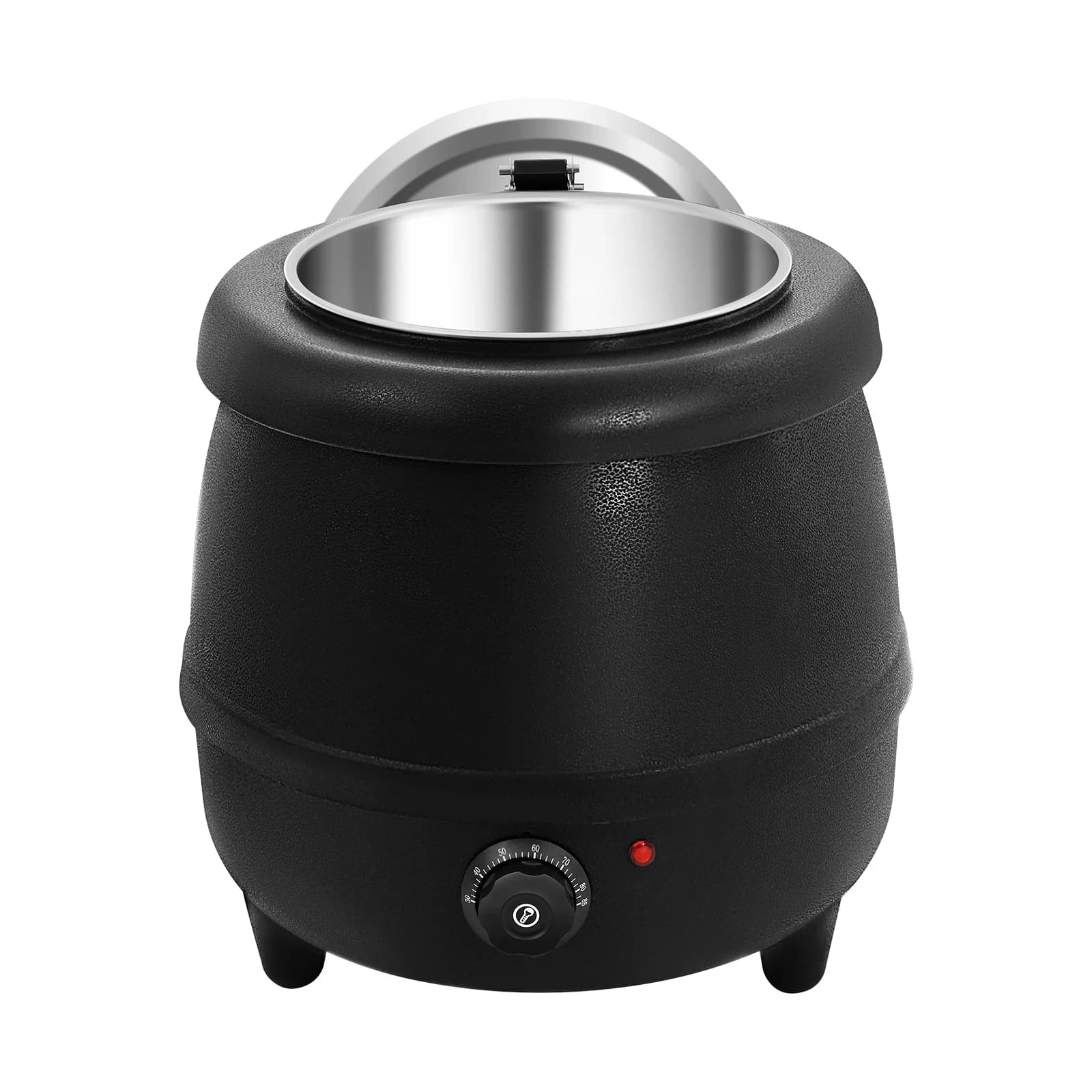 Scaldavivande Elettrico per Zuppe, 10L/2.64Gal, Pentola Riscaldante da Banco per Ristoranti e Mense con Rivestimento in Acciaio Inox NUOVO