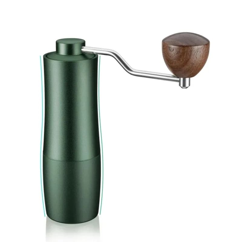 Portable Manual Coffee Grinder, Manual Espresso Maker, Adjustable Aluminum Alloy Beam, Stainless Steel Burr Metal