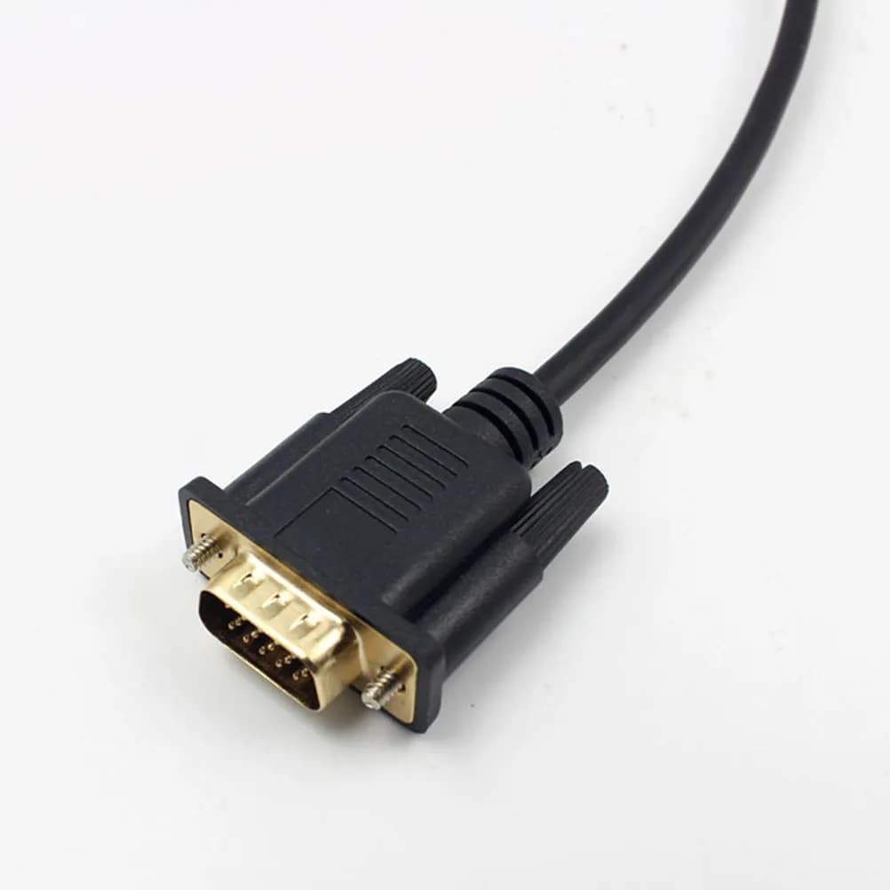 Cavo di conversione da VGA a VGA 1,8m, con anima in rame premium e connettori maschio-maschio placcati oro, per monitor desktop, proiettori e display video