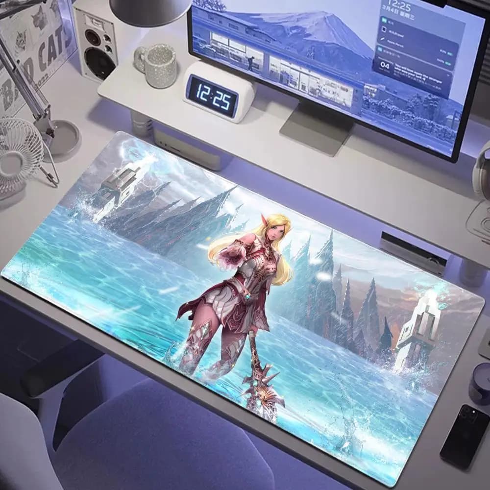 Lineage 2 Mouse Pad Pc Gamer Carpet Toy Accessories Tapis De Souris Deskmat Laptop Mats for Mouse Anime Xxl