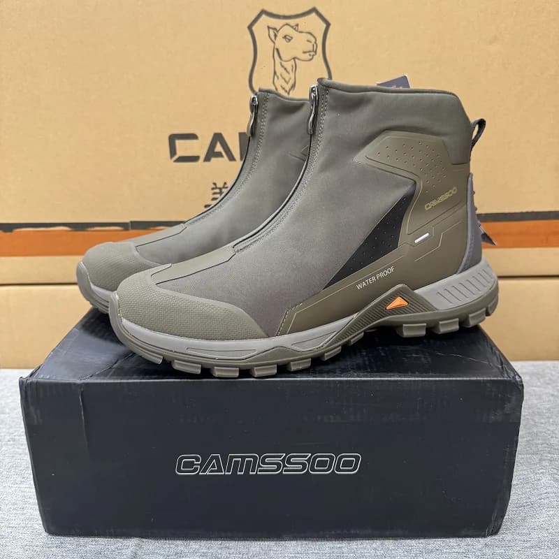 Original Brand Autumn/Winter Outdoor Hiking Shoe New Luxury Mountain Climbing Boots Designer Zipper Couples Outdoor Hiking Shoe