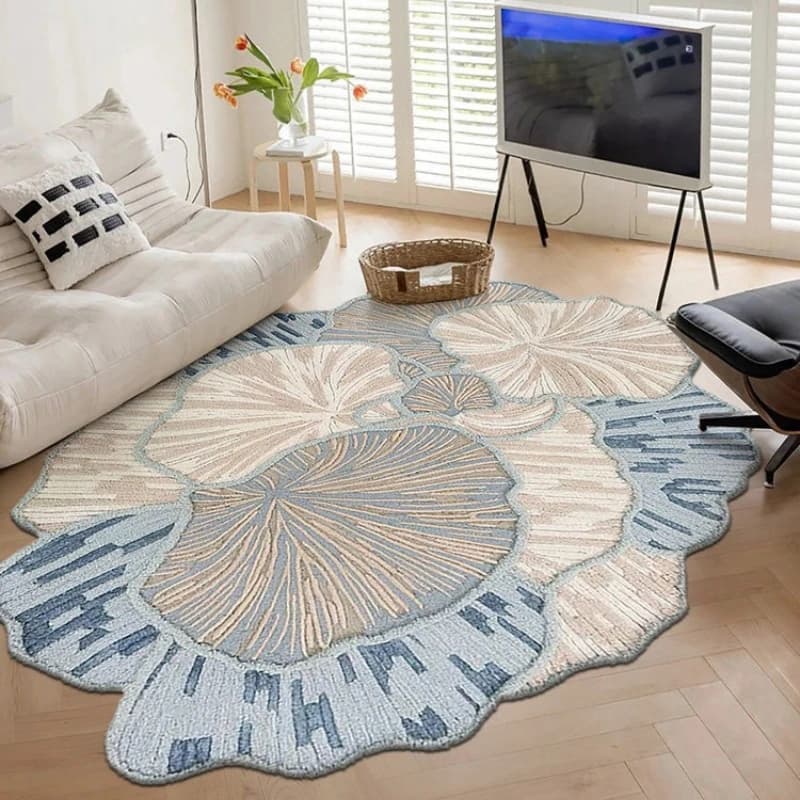 Tappeti di Forma Irregolare per Soggiorno, Arredo Camera da Letto di Lusso, Grande Tappeto Spesso e Morbido, Tappetino per Guardaroba, Tappeto Soffice e Confortevole