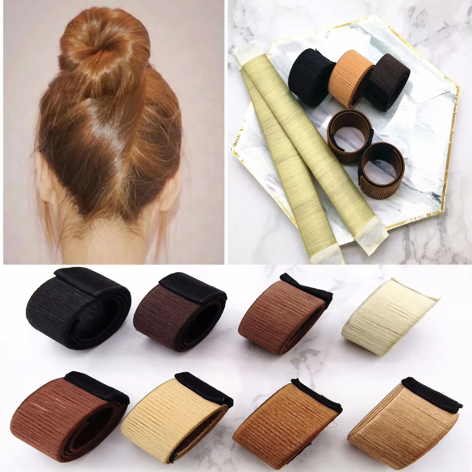 Deft Bun Twister Shaper Hairstyle Bun Hairstyle Bun Twister Easy Tool for Fast snap roll Hair styling accessories for lazy woman