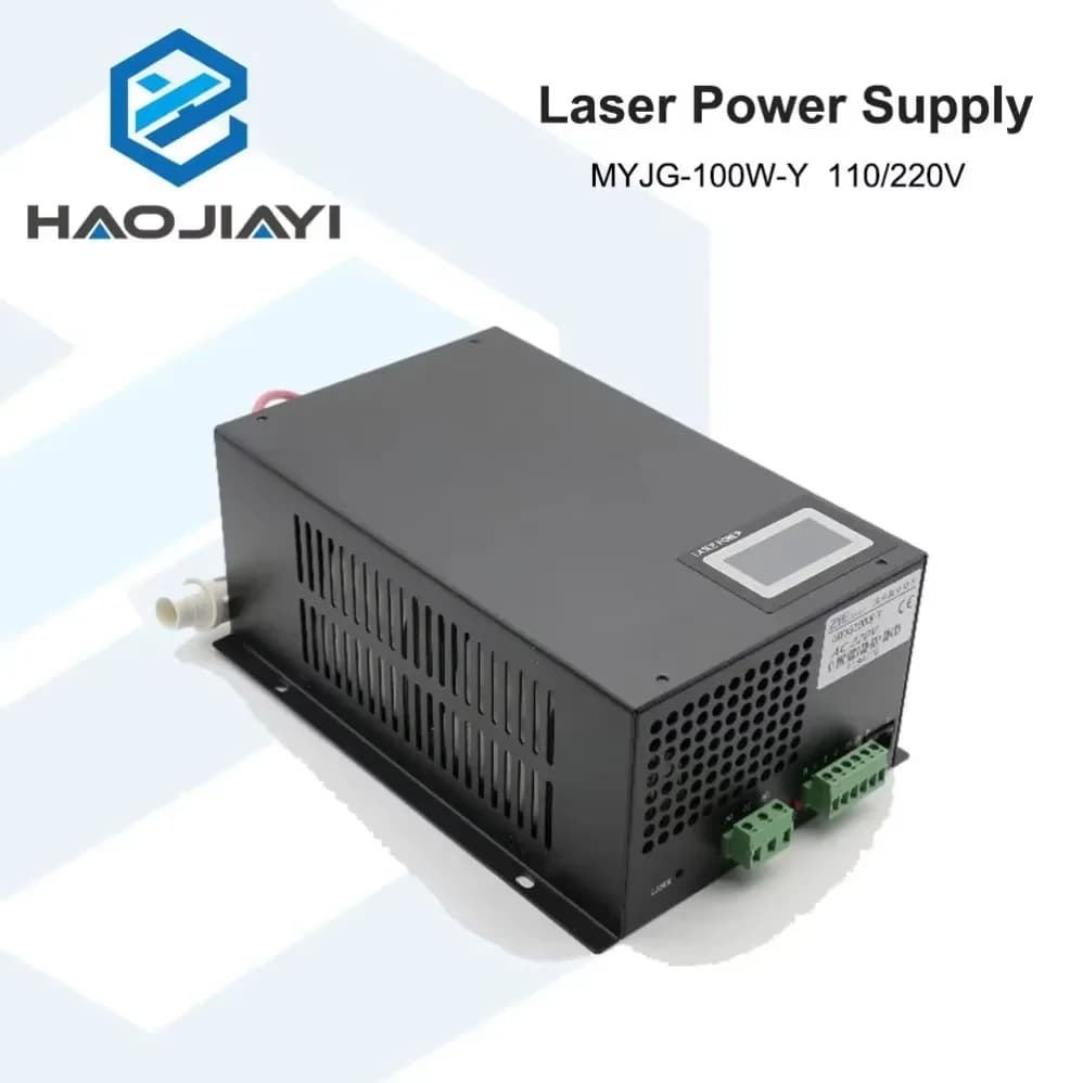 Laser power supply CO2 100W Laser cutting and engraving machine replacement CO2 EFR Yongli CDWJ