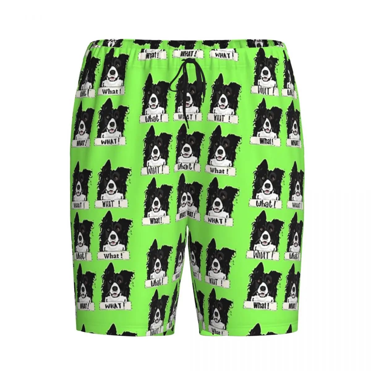 Custom Border Collie What Stickers And Gifts Shorts Sleeping Pants Men Pajama Pants Lounge Sleep Sleepwear Bottoms