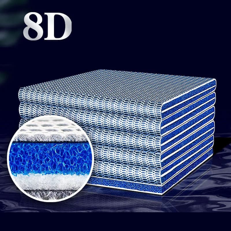 Aquarium 8D Sponge Fish Pond Filter Cotton Cleaning Purifier Water Purification Without Gel Cotton Filter Medium Cotton