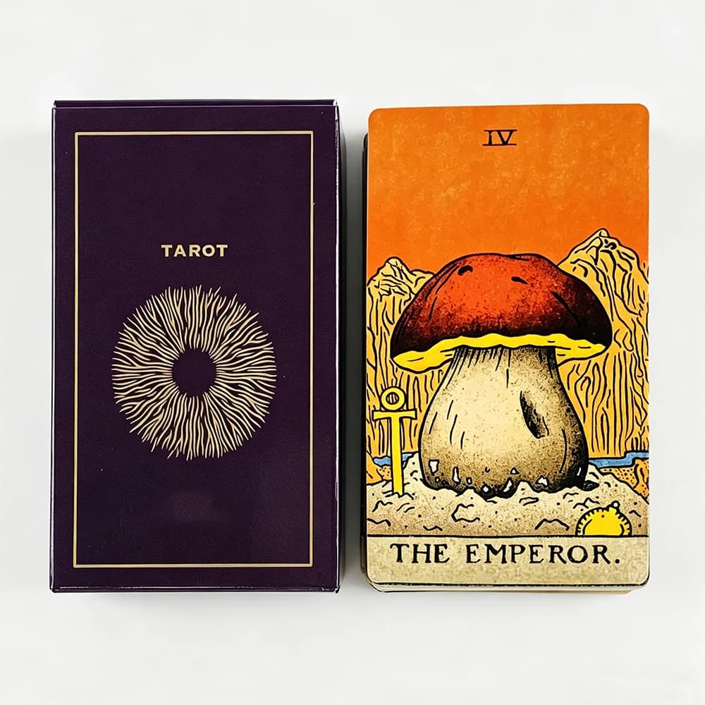 New Tarot Cards A Complete 78-cards Tarot Deck Game & Guidebook For Beginners,Ideal For Travel,Divination & Party Games 12x7CM