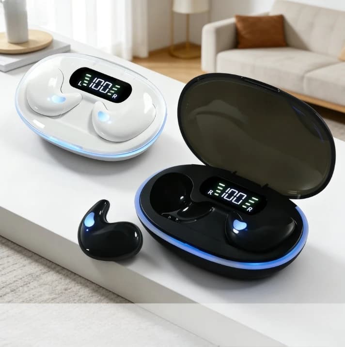 X55 earphones Wireless headphones Noise reduction Bluetooth earphones for sports, games and sleep for all smartphones