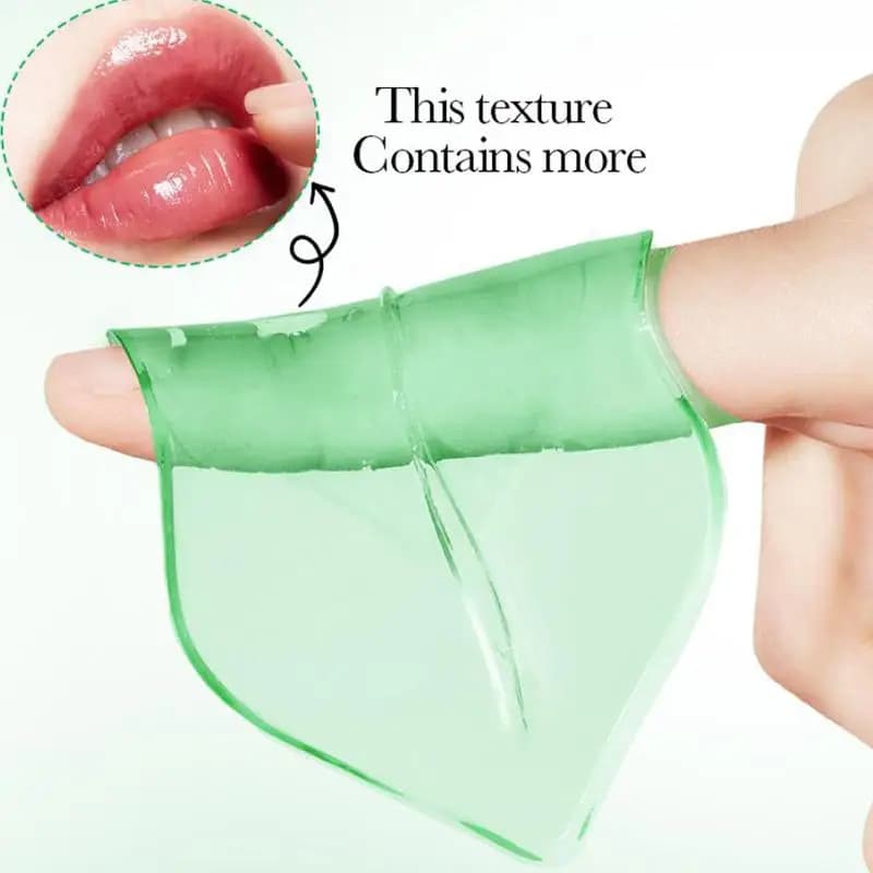 Lip Collagen Lip Mask Fruit Crystalline, Hydrating and Moisturizing, with Aloe and Avocado, Patch Lip Effect Cleansing, Skin Care