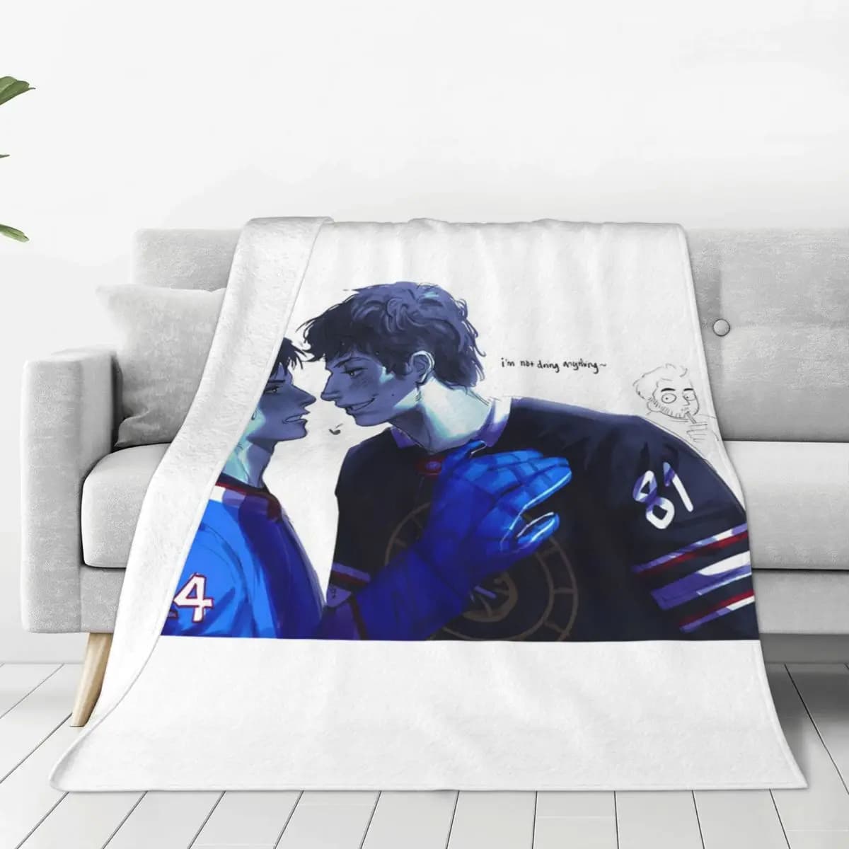 Heated Rivalry Blankets Soft Warm Flannel Throw Blanket Plush for Bed Living room Picnic Travel Home Couch