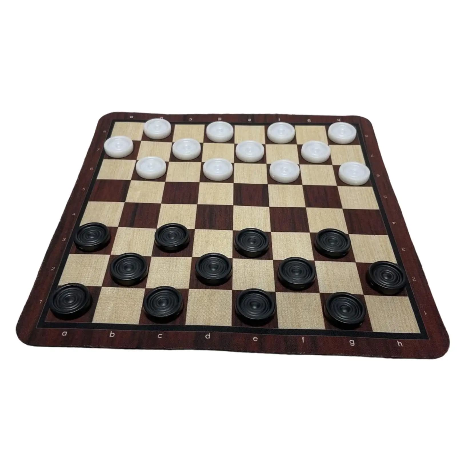 Set di scacchi Gioco da viaggio Gioco regalo Set di giochi di dama interattivi per il tempo libero