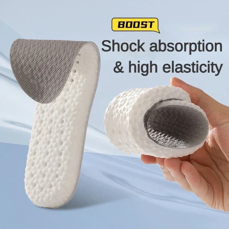 Large Size Sports Insoles EU47-48-49-50 for Adults Men Women PU High Elastic Shoe Pads Cushion Sweat Absorption orthopedic shoes
