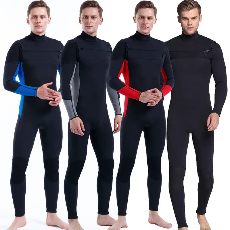 3mm Neoprene Horizontal Hinge Mute Thermal Insulation Women's Swimwear From Snorkeling Long Sleeves Surfing Suit