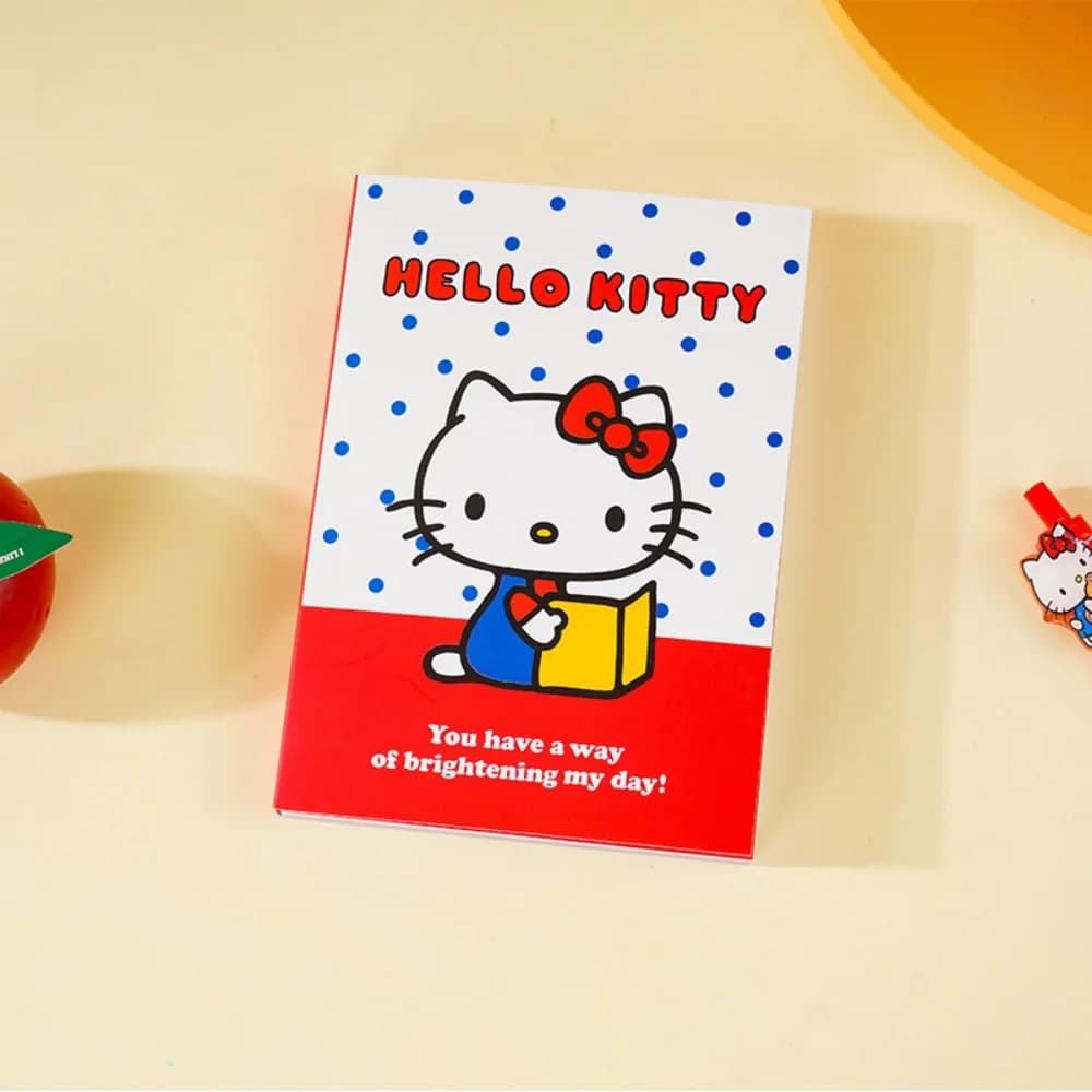 100 fogli originali Sanrio Hello Kitty Programma giornaliero Blocco note Lista delle cose da fare Pianificatore settimanale Programma Materiale scolastico per ufficio Statio
