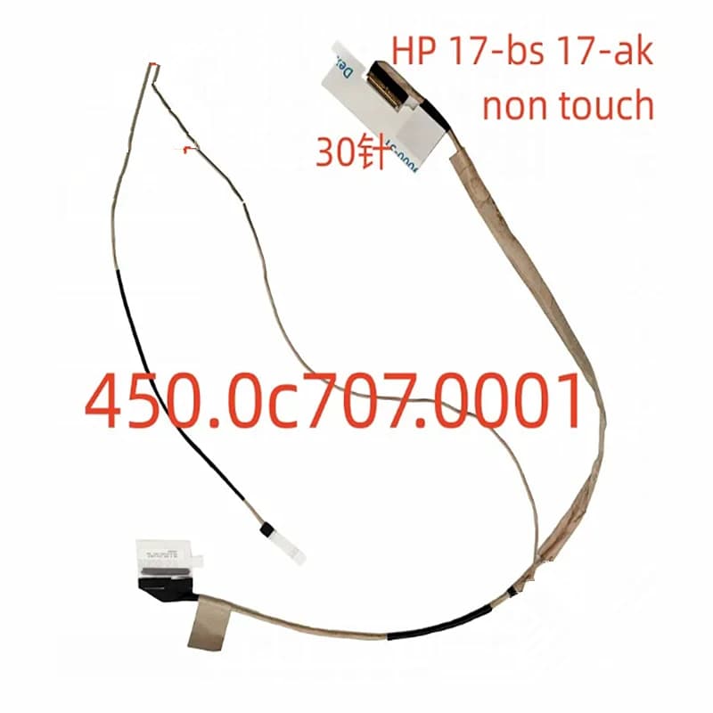 NEW For HP 17-AK 17-BS 17-AK014NA 17-BS051 17-BS067CL 17-BS011DX LCD WEBCAM Cable 926519-001 450.0C707.0001 914518-1K0 30Pin