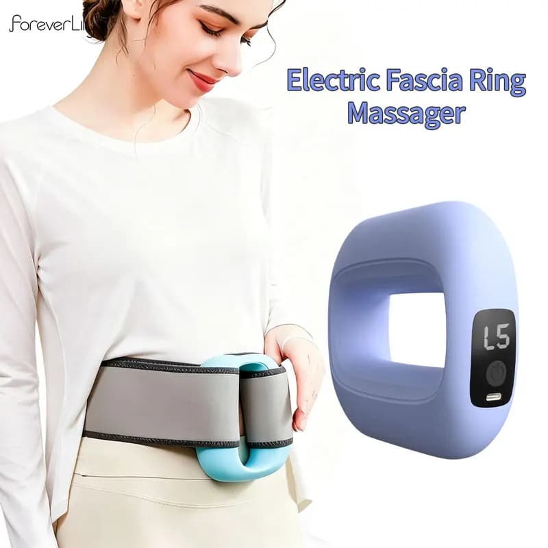 Massaggiatore Elettrico a Vibrazione per Tutto il Corpo, Massaggio Profondo per Fitness e Modellamento, Pistola per Massaggio Fasciale per Dimagrimento di Vita e Gambe