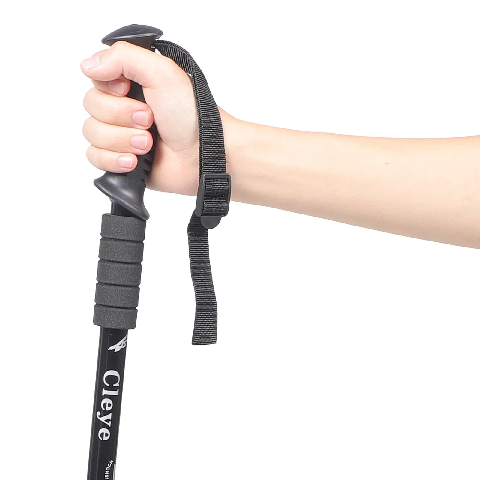Trekking poles Carbon fiber folding telescopic poles Light hiking stick Climbing pole